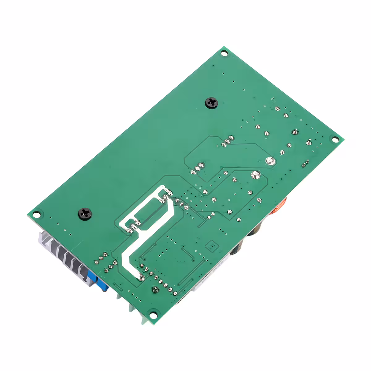 Vista traseira do módulo Buck DC12–80V 20A