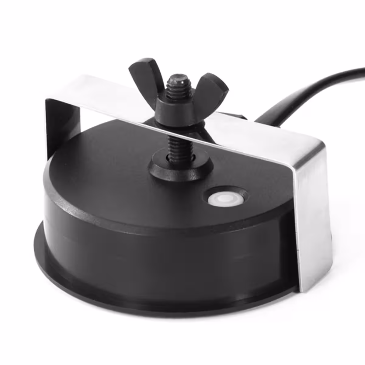 Vista dos cabos e conectores do indicador digital, visor de voltímetro e porcentagem de bateria, compatível com Li-ion e LiFePO4 12V–72V