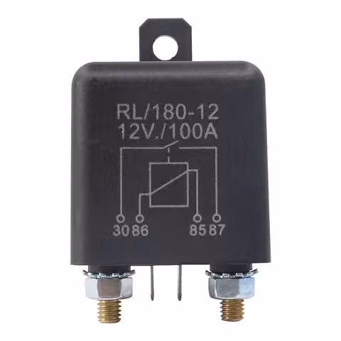 Relé Automotivo 12V 100A – Controle de Cargas Grandes, Bombas, Ventiladores e Sistemas de Áudio
