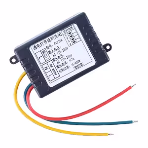 Módulo Relé Mecânico/Analógico 1–480 min – Atraso na Desligamento (OFF-delay / Temporização), AC 220V 7A