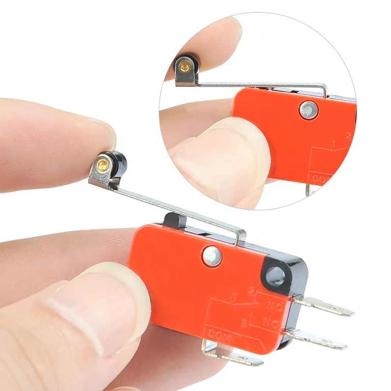 Micro-switch limitador V-156-1C25 – vista lateral
