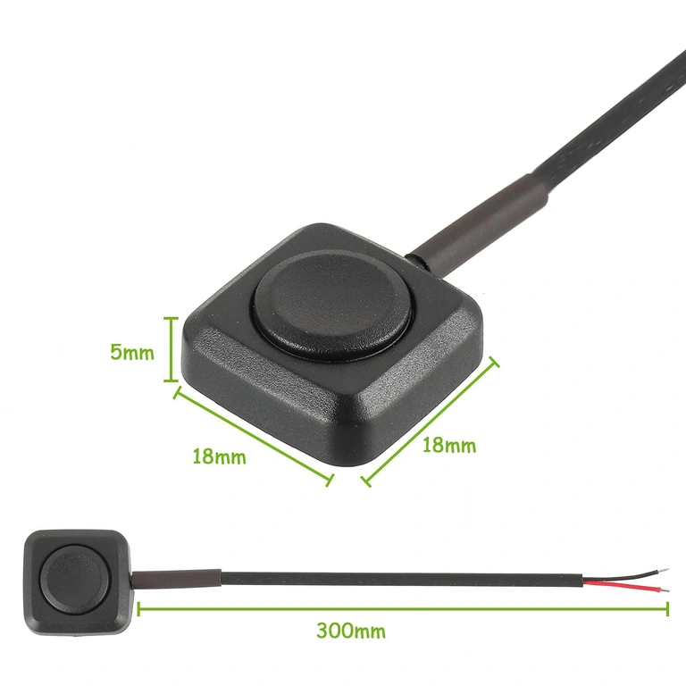 Cabo de ~30 cm para instalação oculta e flexibilidade