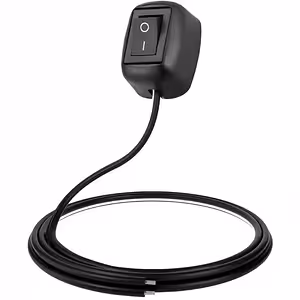 Interruptor auto/moto com cabo de 60cm – vista lateral