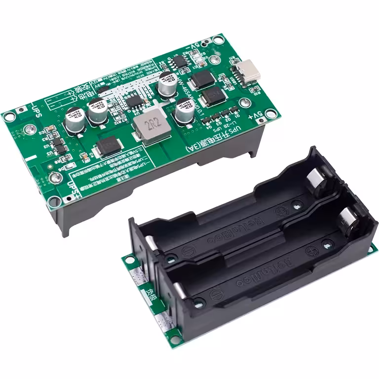 Módulo UPS Mini 5V/12V – Módulo UPS DC com Carregamento para Baterias 18650