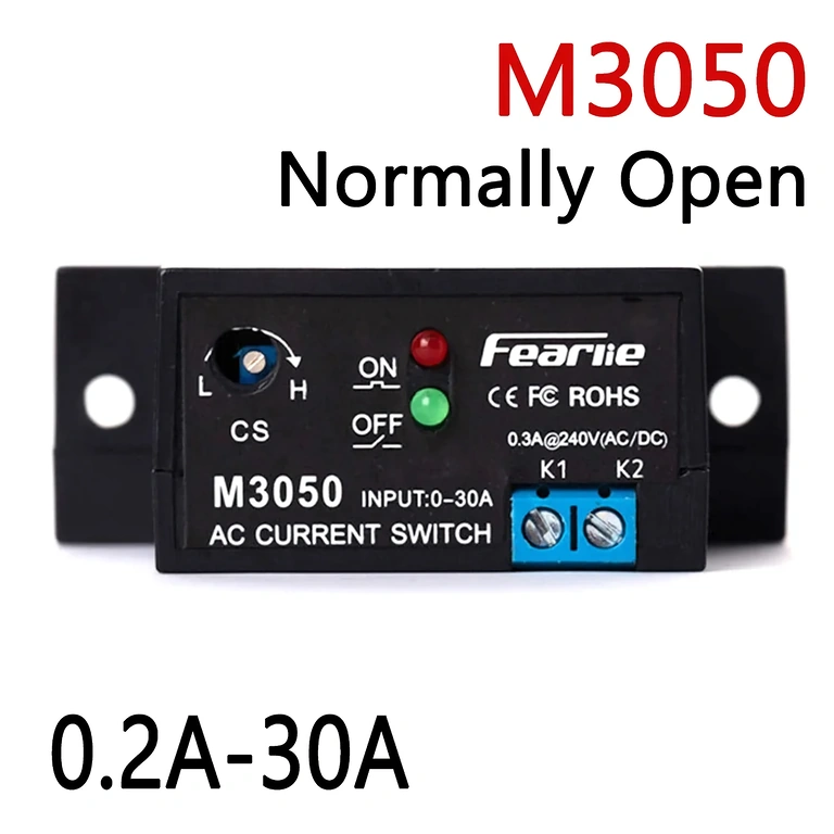 Detalhe do módulo M3050 com contato NO e limite ajustável