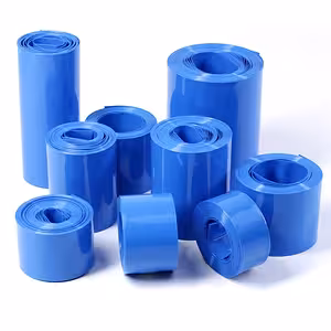 Tubo Termorretrátil Cellpack Azul para Baterias 18650, por Metro (1 m), diâmetros 120 mm, 160 mm e 200 mm