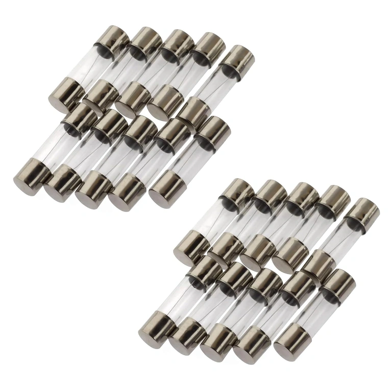 Fusível 10A montado no equipamento Fusível de vidro 10A 5x20mm – montado em aparelho elétrico