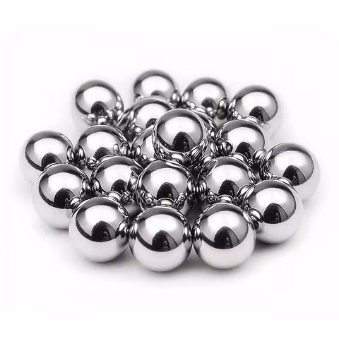Esferas Metálicas Premium de Aço para Rolamento – 100% Redondas, tamanhos 6mm, 8mm, 10mm, 12mm