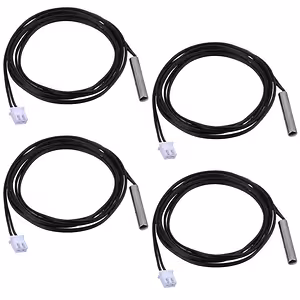 Conjunto de 4 sondas NTC 10K para medição de temperatura