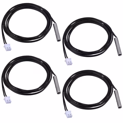 Conjunto 4 peças Sonda NTC 10K – Sensor NTC para Boiler, Caldeira, Ar Condicionado e Arduino