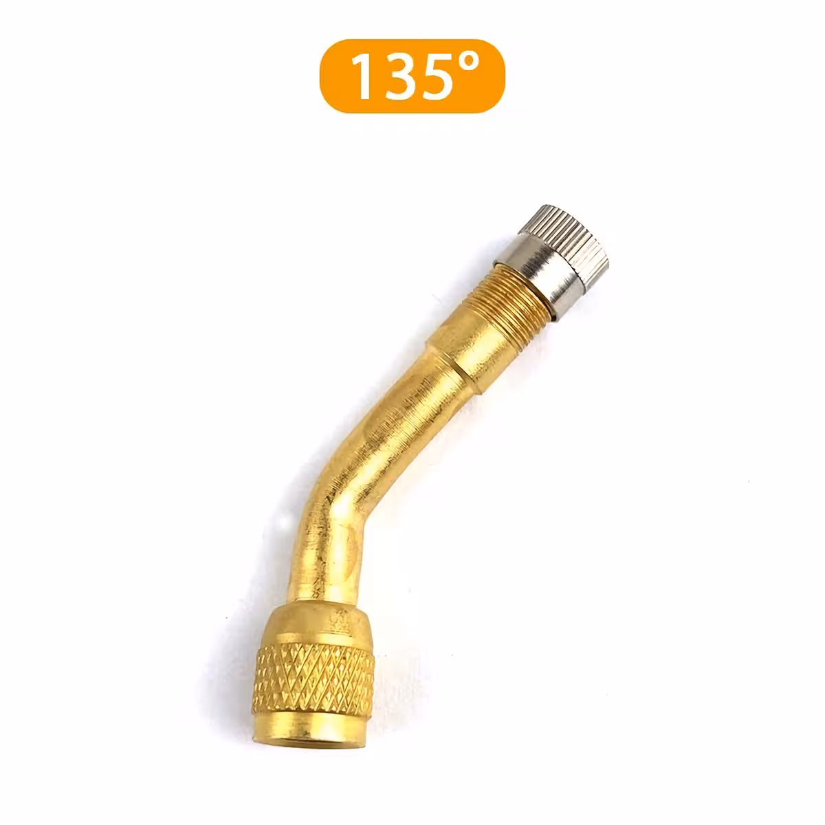 Conjunto de 4 extensões de válvula automotiva 135°, vista adicional