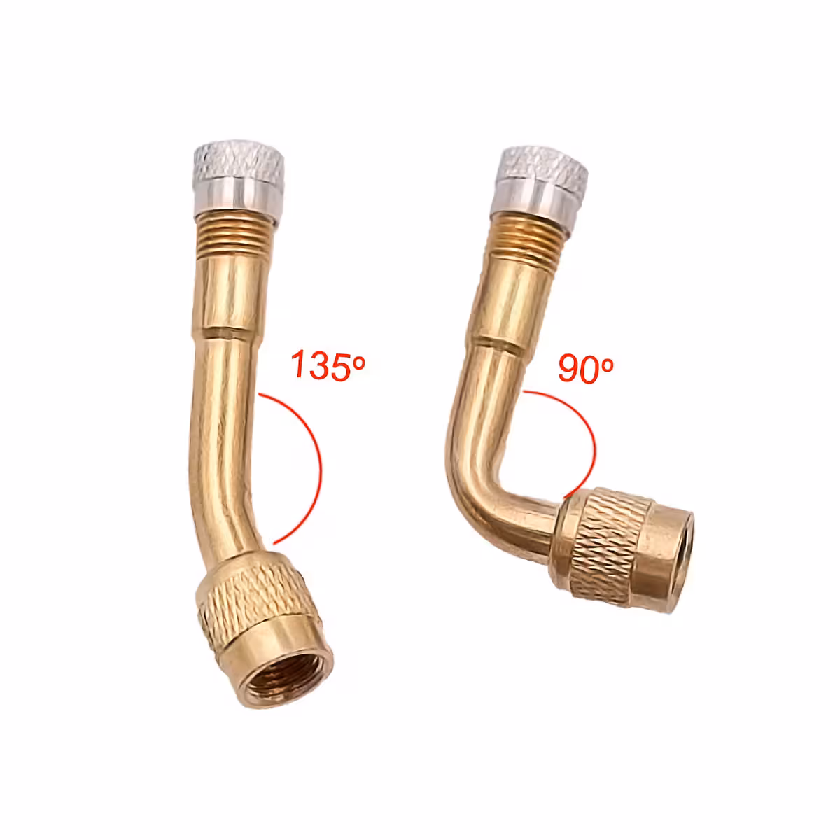 Comparação visual entre conjuntos de 4 peças 90° e 135°