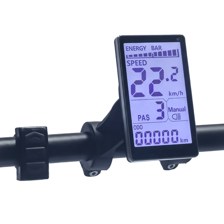 Compatibilidade com baterias 24V/36V/48V Compatível com baterias de 24V, 36V e 48V para o kit display M5 500W–1000W