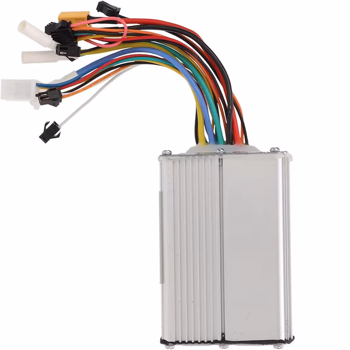 Vista traseira do controlador M5 para bicicleta elétrica 500W–1000W