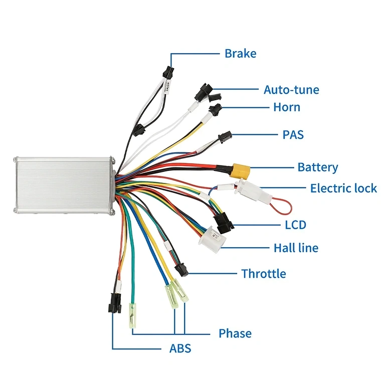 Instalação do controlador TF100 universal para trotinete elétrica