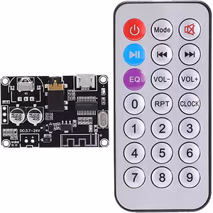 Controlo remoto do módulo Bluetooth XY-WRBT – funções dos botões