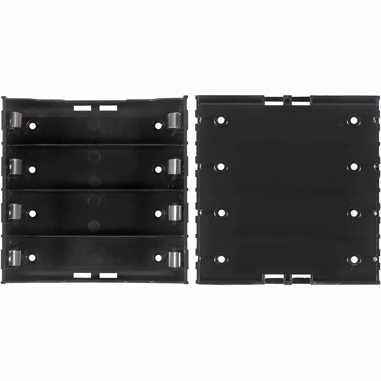 Suporte de bateria 18650 com 4 slots – ligação em série