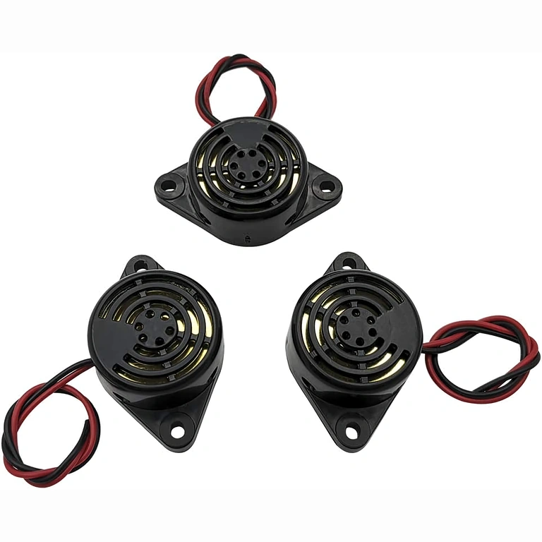 Buzzer piezoelétrico 30mm – detalhe de construção