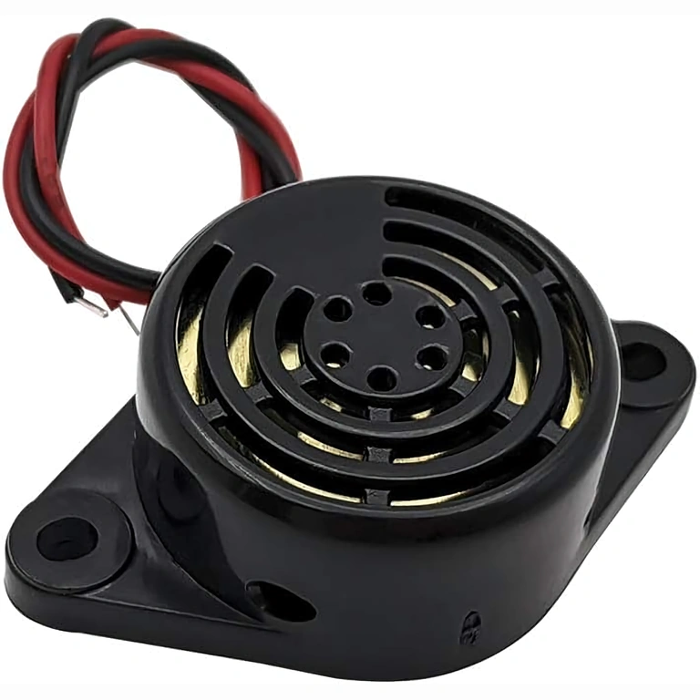 Buzzer piezoelétrico ativo 3–24V som contínuo 100dB
