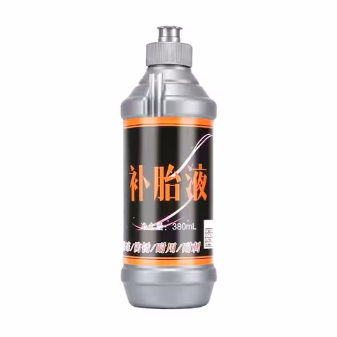 Frasco de líquido anti-furo 380ml para pneus tubeless e com câmara de ar