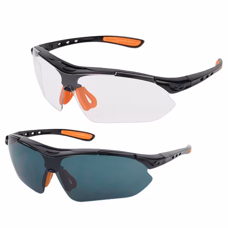 Pack de 2 pares de óculos com lentes transparentes e fumadas